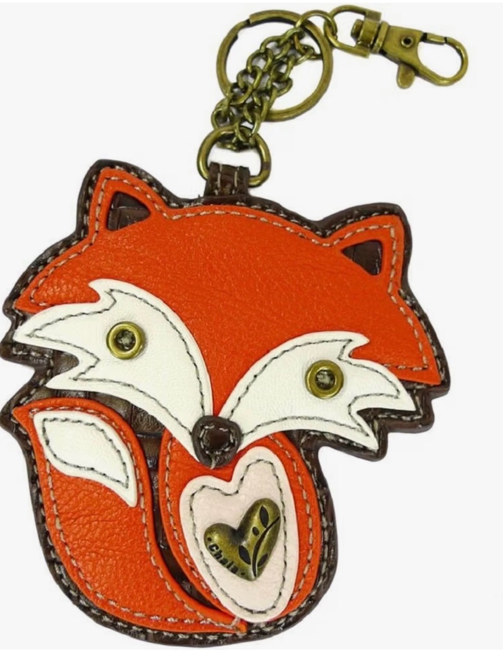 Chala fox bag charm keychain coin purse NWT